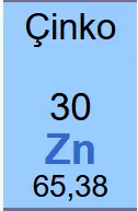Çinko görseli